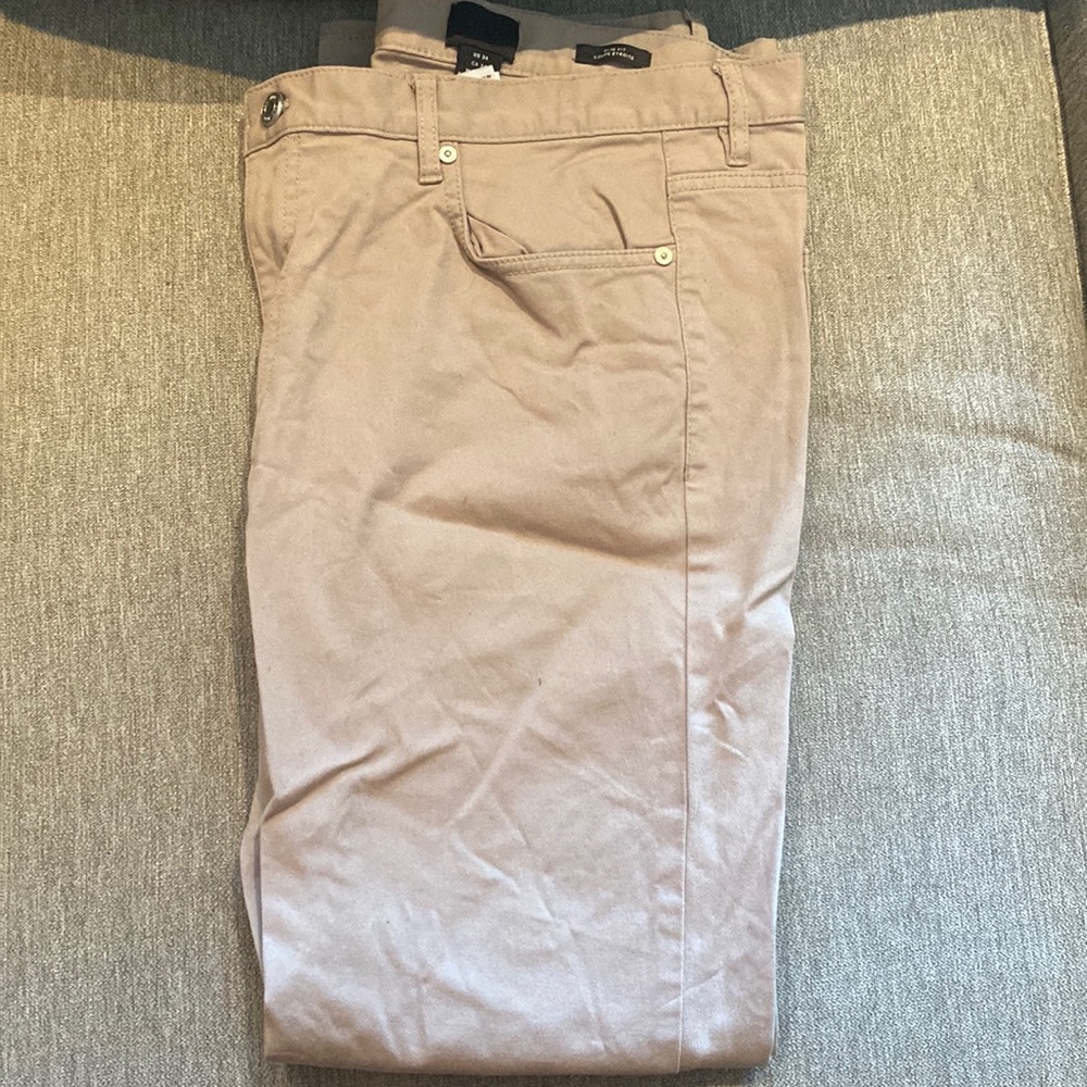 Men’s tan h&m slim fit pants